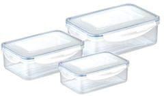 Tescoma 3-dijelni set pravokutnih posuda Freshbox