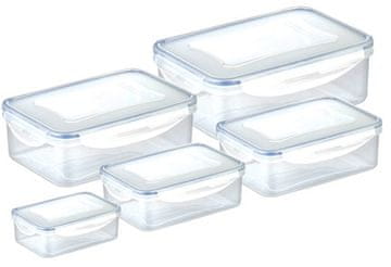 Tescoma 5-dijelni set pravokutnih posuda Freshbox