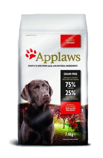 Applaws hrana za odrasle pse s piletinom, 15 kg