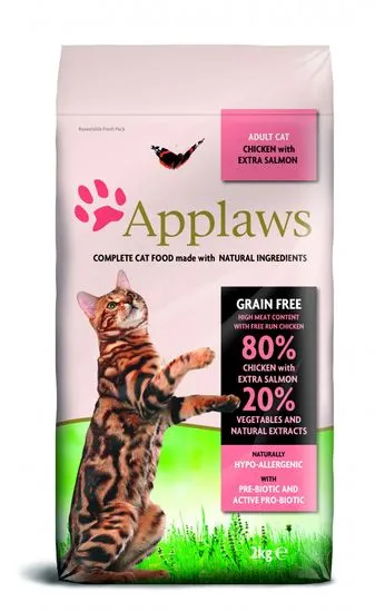 Applaws Adult Cat Chicken & Salmon hrana za mačke, 2 kg