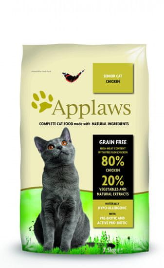 Applaws Senior Cat Chicken hrana za mačke, 7,5 kg