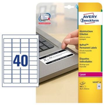 Avery Zweckform Etikete L6145-20 45.7x25.4 paket 20 listova