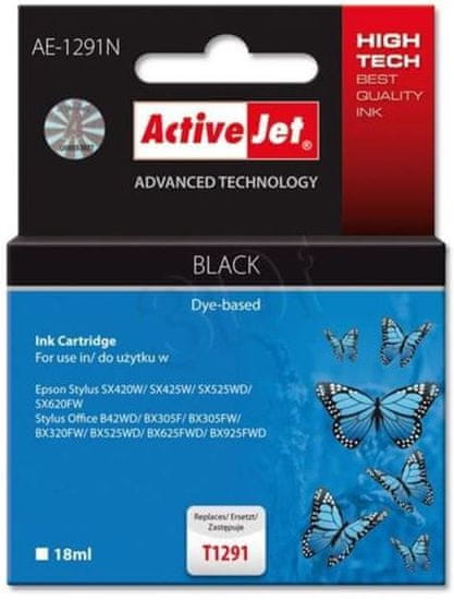 ActiveJet kompatibilna tinta za Epson T1291, crna