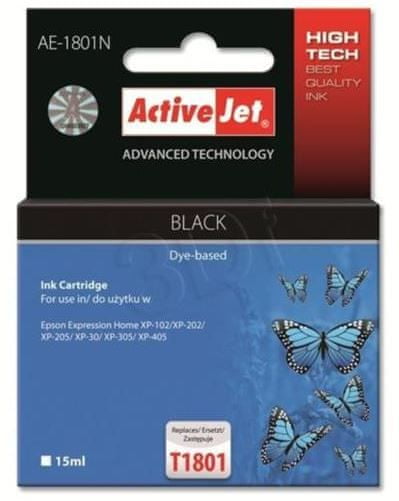 ActiveJet kompatibilna tinta za Epson T1801, crna