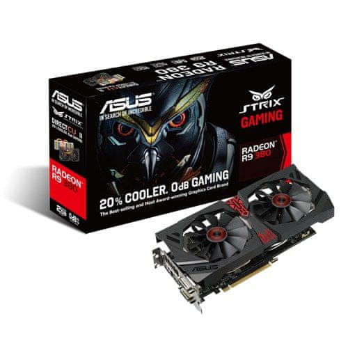 ASUS grafička kartica Radeon Strix R9 380 2GB GDDR5