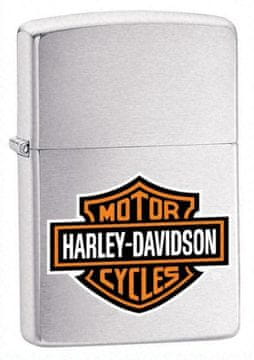 Zippo upaljač 200 HD H252 logo, krom brušeni