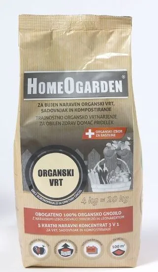 HomeOgarden organsko gnojivo Organski vrt, 4 kg