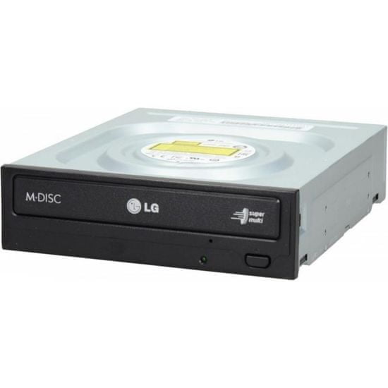 LG optički pogon GH24NSD1 SATA DVD-RW, črn