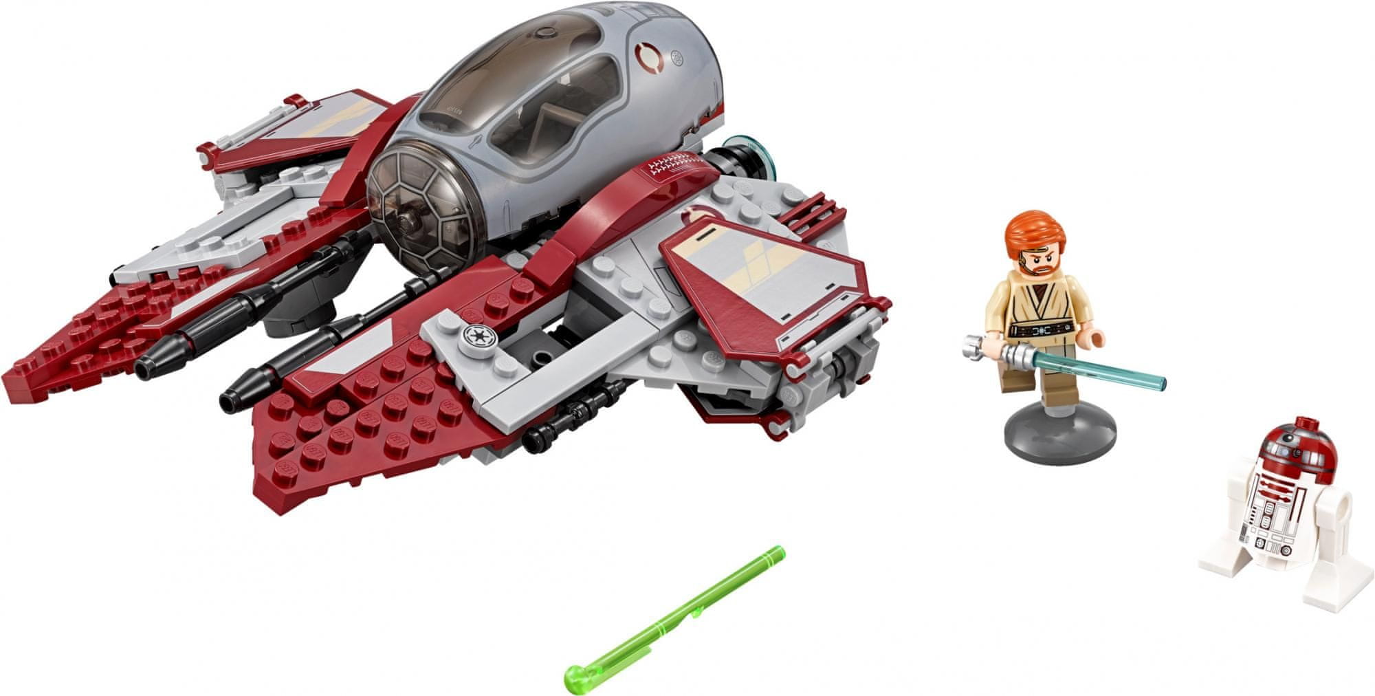 Lego obi on sale wan jedi interceptor