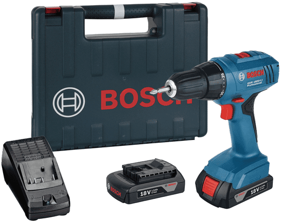 BOSCH Professional akumulatorska bušilica - izvijač GSR 1800-Li (06019A8305)