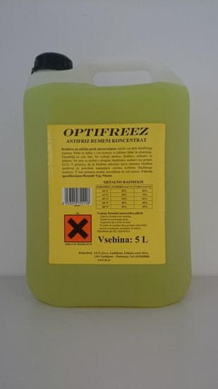 Optifreez antifriz žuti koncentrat, 5L