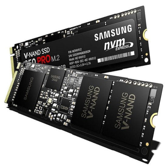 Samsung M.2 SSD disk 950 PRO 256 GB, PCIe
