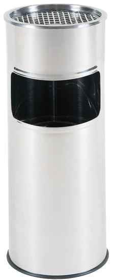 Westside Koš za smeće s pepeljarom, 25 L, od nehrđajućeg čelika