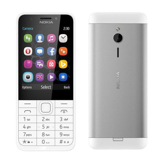 Microsoft mobilni telefon Nokia 230, srebrni