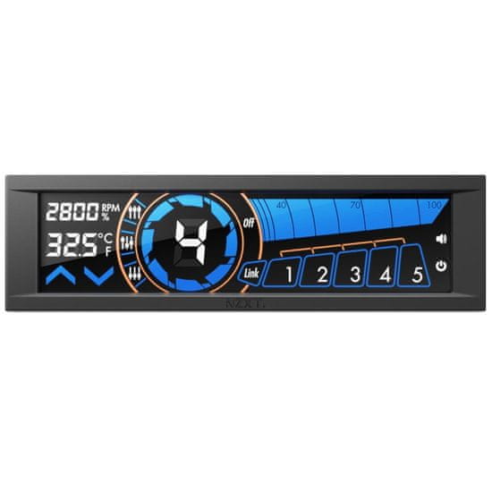 NZXT ugradbeni regulator ventilatora SENTRY 3, 5-kanalni (AC-SEN-3-B1)