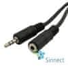 audio priključak 3,5mm Stereo 5m M/F Sinnect (14.111)