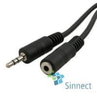 Sinnect audio priključak 3,5mm Stereo 5m M/F Sinnect (14.111)