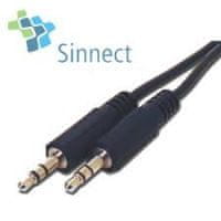 Sinnect kabel Audio 3,5mm Stereo Plug 10m, M/M (14.115)