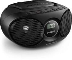 Philips prijenosni CD radio AZ215, crni