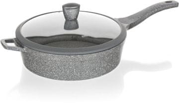 Banquet duboka tava s poklopcem GRANITE, 28 cm