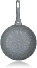 Banquet wok tava od teflon granita, 28 cm, siva