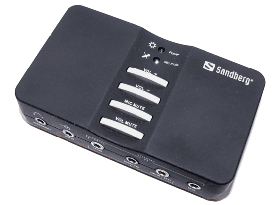Sandberg zvučna kartica USB Sound Box 7.1