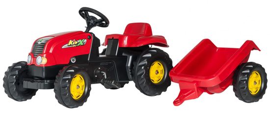 Rolly Toys traktor s prikolicom Kid Pedal