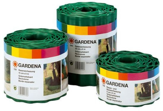 Gardena obrub travnjaka, 9 cm x 9 m, zeleni (536-20)