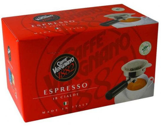 Vergnano Espresso kava v filter vrećicama, 4 x 18 komada