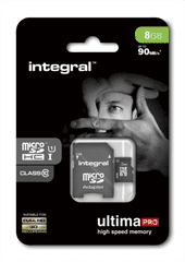 Integral memorijska kartica 8GB Micro SDXC class10 80MB/s + adapter