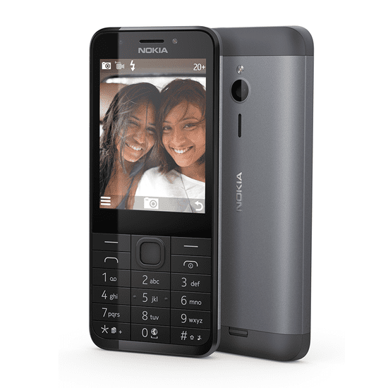 Nokia GSM telefon 230 Dual Sim, tamno siv