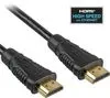 HDMI High Speed + Ethernet kabel, 0,5 m