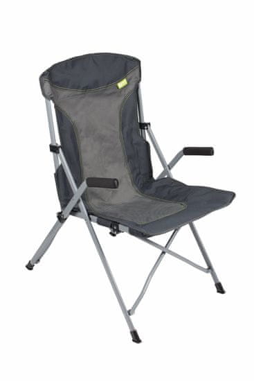 Kampa stolica za kampiranje Easy, siva