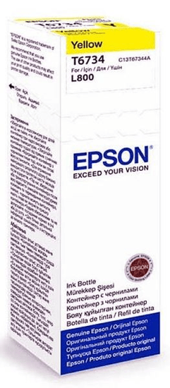 Epson tinta 70 ml, L800, žuta