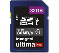 SDHC memorijska kartica UltimaPro 32 GB Class10 80MB UHS-I U1 (INSDH32G10-80U1)