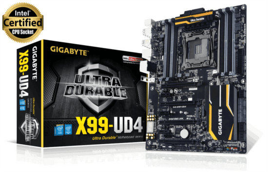 Gigabyte matična ploča GA-X99-UD4, DDR4, LGA2011 ATX