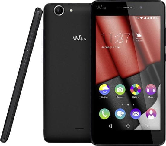 Wiko mobilni telefon Pulp FAB, 4G, crni