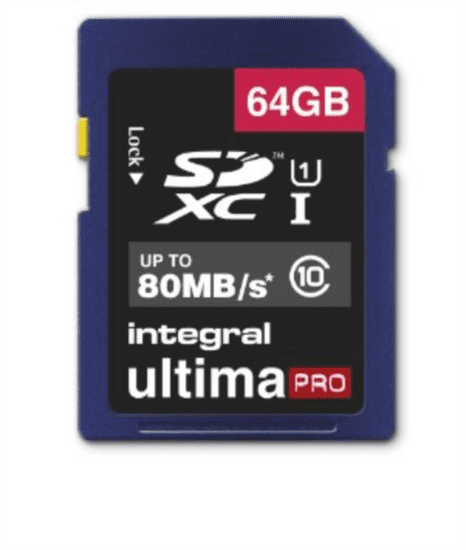 Integral memorijska kartica UltimaPro 64 GB Class10 U1