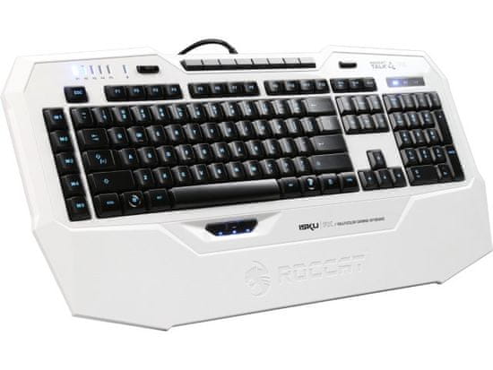 Roccat gaming tipkovnica Isku FX, bijela