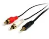 Sinnect kabel Audio 3,5mm Stereo to 2 x RCA, 5m, M/M (14.117)