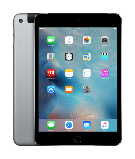 Apple tablet iPad mini 4 Wi-Fi Cell 128GB, sivi