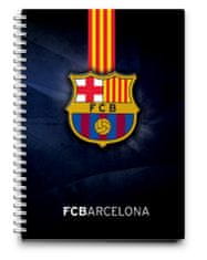 Barcelona FC bilježnica spirala PVC, 80L 80G