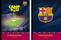 Barcelona FC bilježnica tvrda A4, crte s rubom 60L