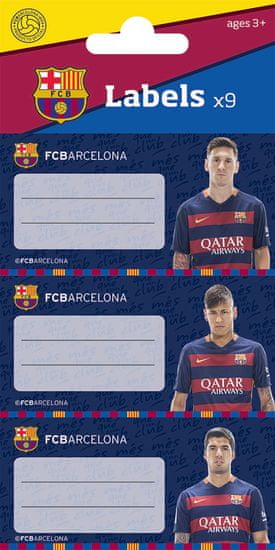 Barcelona FC naljepnice za bilježnice 9/1