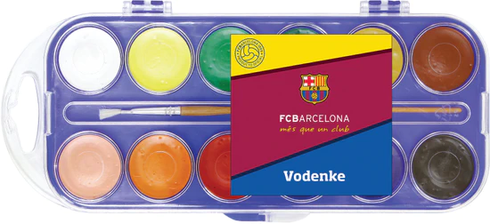 Barcelona FC vodene bojice, 12 komada