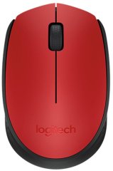 M171 Wireless optički miš, crvena