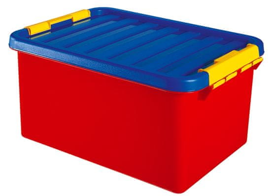 Heidrun kutija za pohranjivanje, plavo-crvena, 14 l