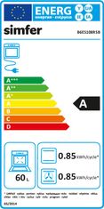 Simfer ugradbena pećnica B6ES108RSB