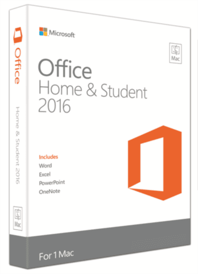 Microsoft Office Mac Home & Student 2016, FPP, engleski