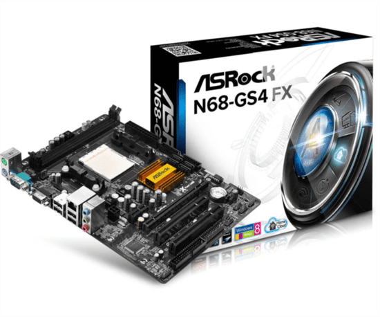 ASRock matična ploča N68-GS4 FX, DDR3, SATA2